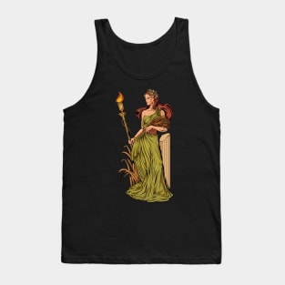 Goddess of Greek mythology - Ceres Demeter Tank Top